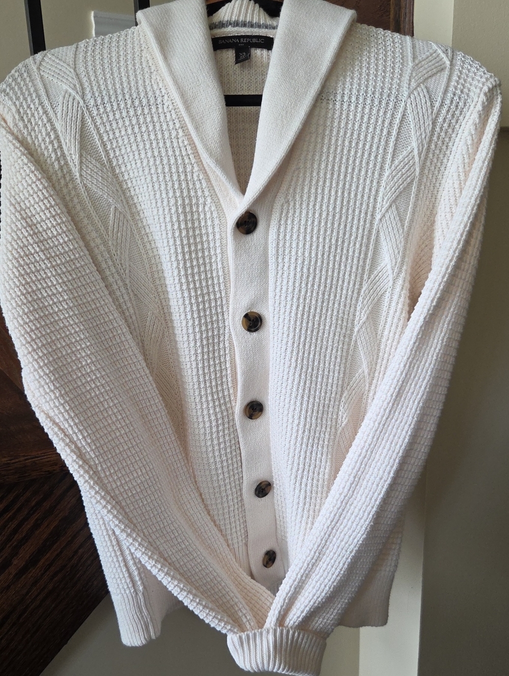 Banana Republic Textured Button-Front Cardigan